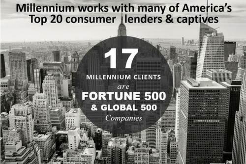 Millennium Capital and Recovery Corporation provides repossession management, skip tracing and impound services for Top 20 consumer lenders, banks, large subprimes and credit unions