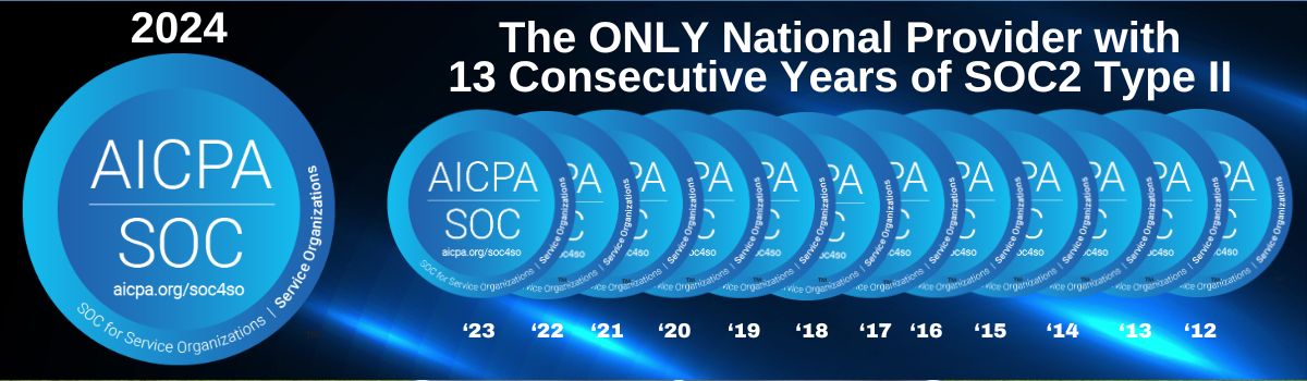 Millennium is the only continuously 100% certified outsourced national recovery manager every year since the inception of SOC2 in 2012